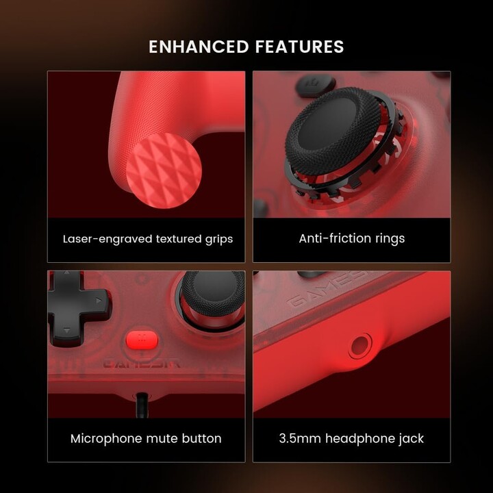 GameSir T7 Controller Red - Gamepad XBOX / PC