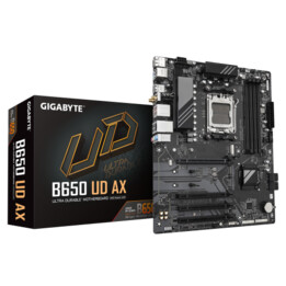 Placa-mãe Gigabyte B650 Ud Ax - compatível com CPUs Amd Ryzen série 9000, 6 + 2 + 2 fases Vrm, até 7600 MHz Ddr5 (oc), 1x Pcie 5