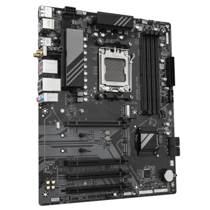 Scheda Madre Gigabyte B650 Ud Ax - Compatibile con CPU Amd Ryzen serie 9000, 6+2+2 Phase Vrm, Fino a 7600MHz Ddr5 (oc), 1x Pcie 