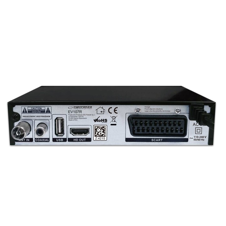 Esperanza EV107R decoder TV via cavo nero