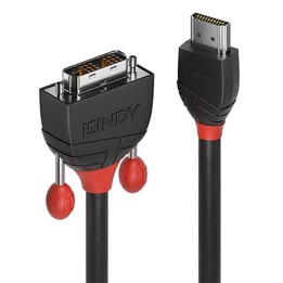 Cabo HDMI para DVI-D, linha preta, 3m