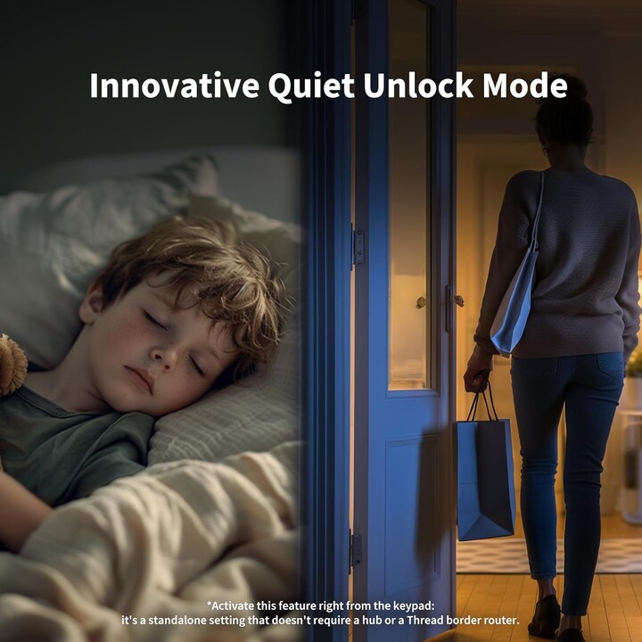 Aqara Smart Lock U200 Silber – Cerradura Inteligente