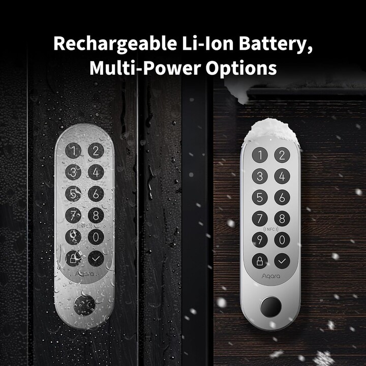 Aqara Smart Lock U200 Silber – Cerradura Inteligente