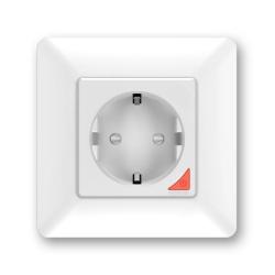 Toma de corriente de pared Extralink Smart Life de 230 V con marco individual, Wifi, color blanco