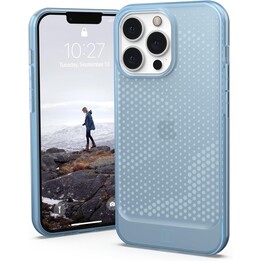 Cover posteriore della custodia per cellulare uag [u] lucent cerulean iphone 13 pro
