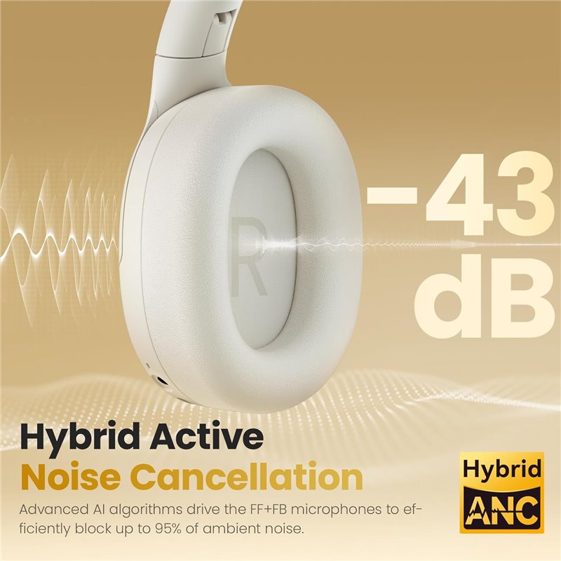 Haylou S30 ANC Blanc - Casque Bluetooth