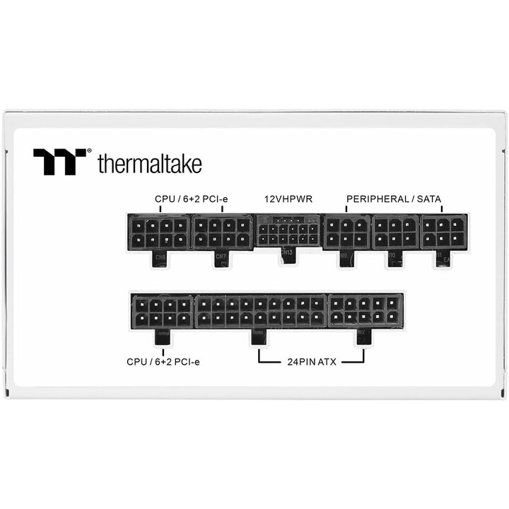 Thermaltake Toughpower GF1 Snow 80 Plus Gold 850W Modulare