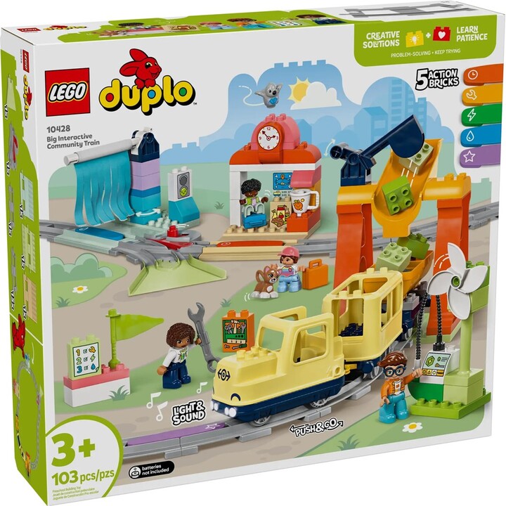 LEGO DUPLO 10428 Gran tren urbano interactivo