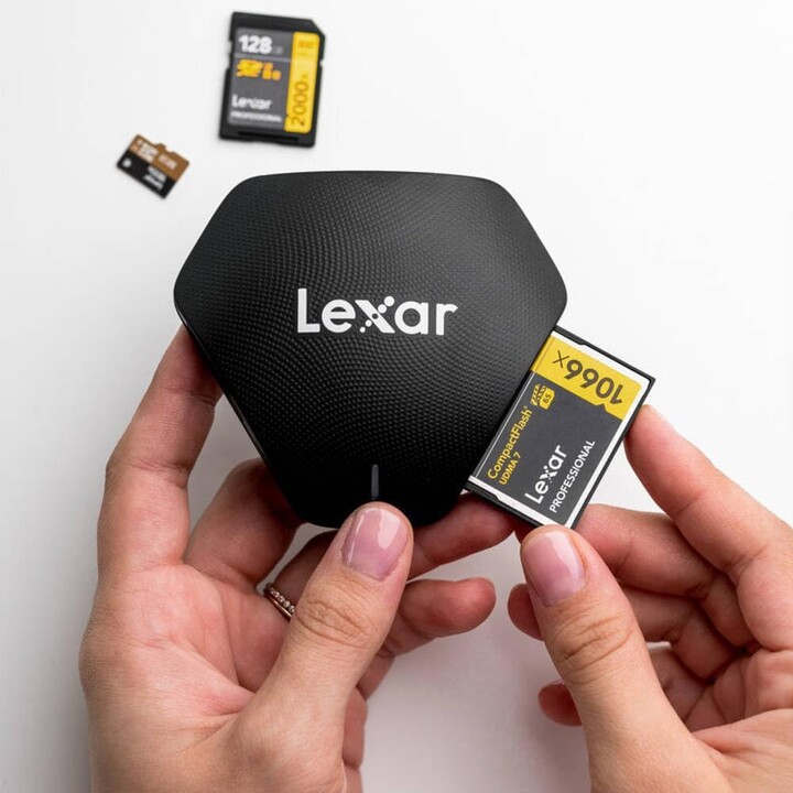 Lexar professionnel multi-carte 3-en-1 Usb 3.1 lecteur lecteur De carte Usb 3.2 Gen 1 (3.1 Gen 1) type-c noir