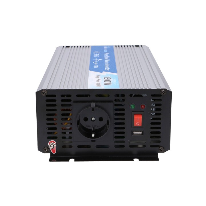 Extralink Opip-1500w | Convertidor de Voltaje | 12v, 1500w Sinusoidal Pura