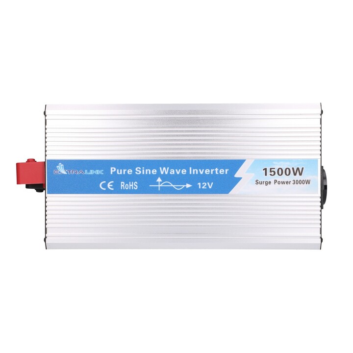 Extralink Opip-1500w | Convertidor de Voltaje | 12v, 1500w Sinusoidal Pura