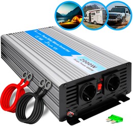 Extralink OPIP-2000W convertidor de voltaje 12V 2000W sinusoidal pura