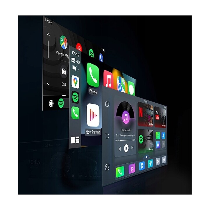 Ottocast CA400-S - Adaptador Inalámbrico Apple Carplay y Android Auto