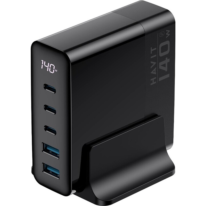 Caricabatterie da viaggio Havit 140 W UCLE004 UE