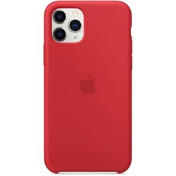 Funda de silicona Apple iPhone 11 Pro roja