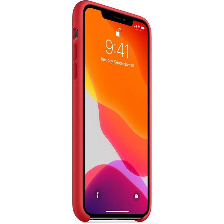 Funda iPhone 11 Pro Max Silicona roja