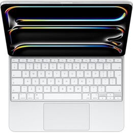 Apple iPad Magic Keyboard Case für 13 Zoll iPad Pro (M4), integriertes Trackpad, Englisch (International) – Weiß