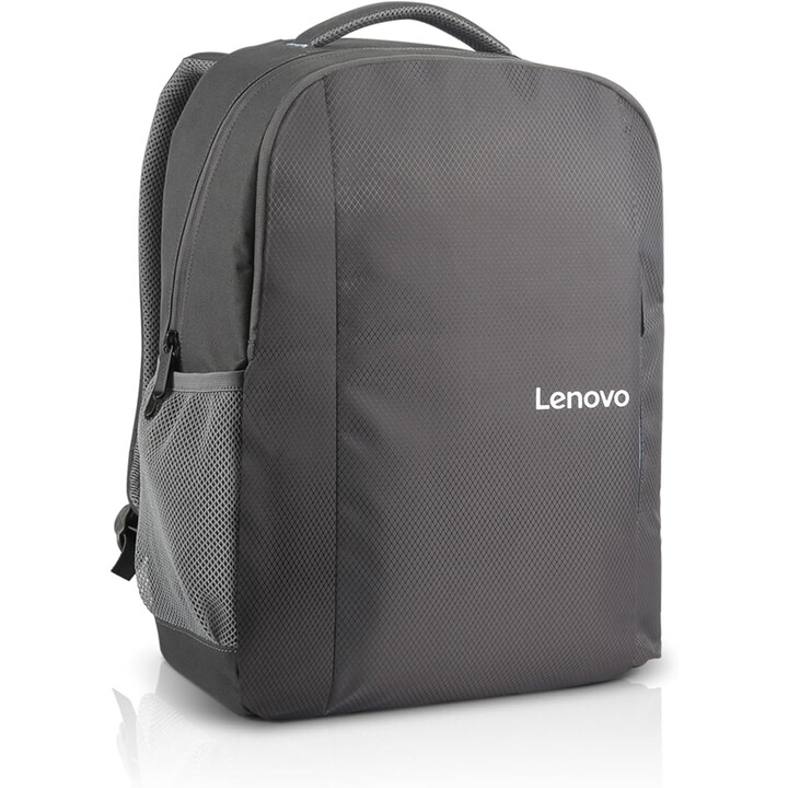 Mochila Lenovo B515 para laptop de 15,6, resistente à água, poliéster, bolso de segurança, cinza