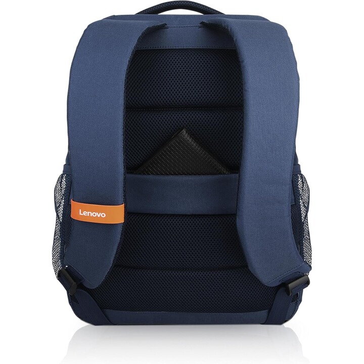 Mochila Lenovo B515 para laptop de 15,6, resistente à água, poliéster, zíperes de metal, bolso de segurança, azul