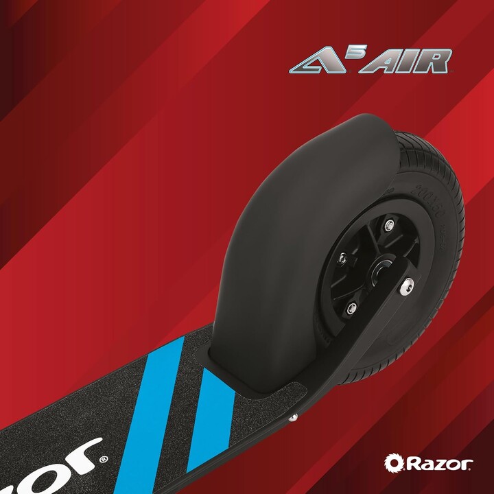 Razor A5 Air, scooter para adultos e adolescentes, guiador ajustável em altura com anti-chocalho, mecanismo dobrável