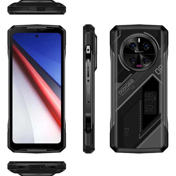 Doogee V40 Pro 5G, téléphone robuste, écran de 6,78 pouces, 16 Go de RAM, 512 Go de stockage, argent
