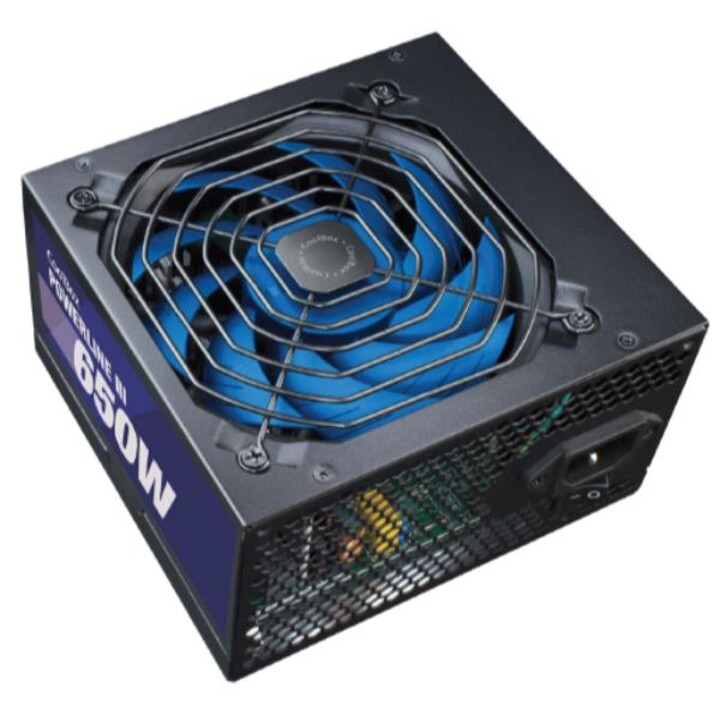 CoolBox Fuente de Alimentación ATX Powerline III 650W 85% Eficiencia