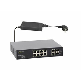 Switch PoE industriale a 12 porte SFG108