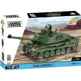 COBI Challenger 2 tanque de combate castanho 1:35