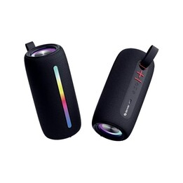 Alto-falante Denver BTL-360B RGB BT 2x50W preto