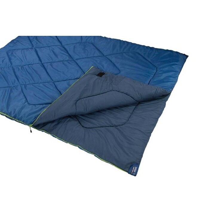 Saco-cama retangular High Peak Ceduna Duo poliéster azul