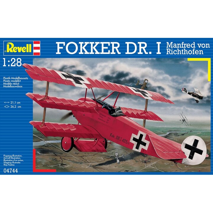 Revell Fokker DR.1 Richthofen Rojo