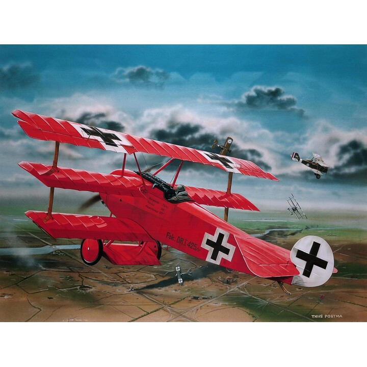 Revell Fokker DR.1 Richthofen Rojo