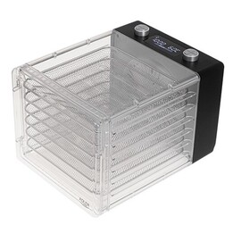 Adler | Dörrautomat für Lebensmittel | 6660 n. Chr. | Leistung 600 W | Anzahl der Tabletts 6 | Integrierter Timer | Schwarz