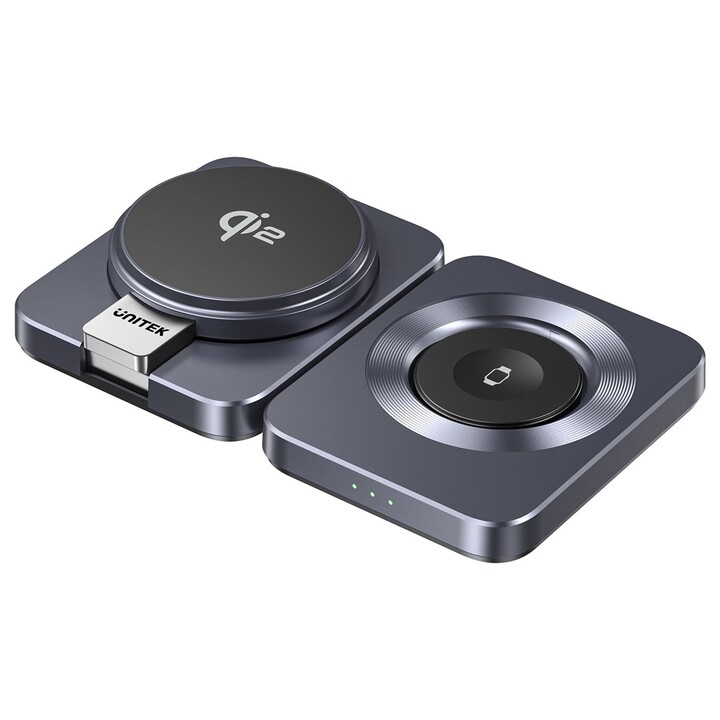 UNITEK P1300AGY01 récepteur de chargement sans fil de dispositifs mobiles Écouteurs, Mobile/smartphone, Smartwatch USB Type-C