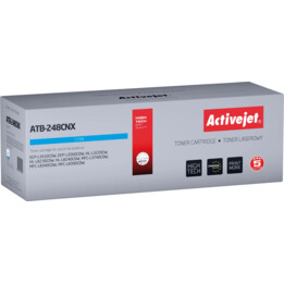 Activejet ATB-248CNX Toner para impresoras Brother; Recambio Brother TN248XLC; Supreme; 2300 páginas; azul)