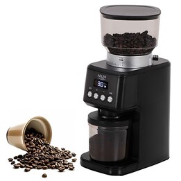 Macinacaffè Adler Burr | 4300 d.C. | 180 W | Capacità caffè in grani 300 g | Nero