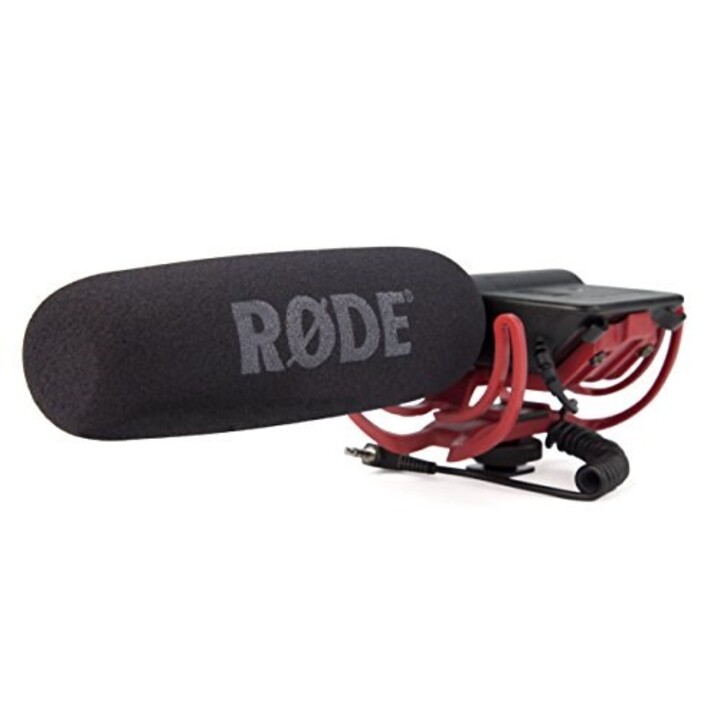 Microfone de câmera digital RØDE VideoMic Rycote preto