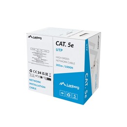 CABO LAN UTP CAT.5E 305M FIO CCA GREY FLUKE PASSADO LANBERG