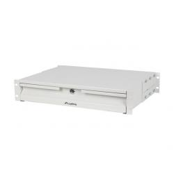 CABINET DRAWER 19" 2U 360MM GREY LANBERG (2U/483X360MM LOAD CAPACITY UP TO 90KG, 4-POINT MOUNTING)