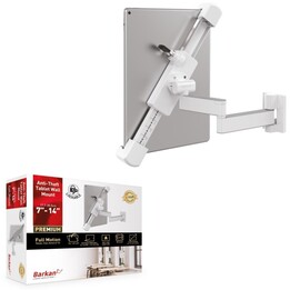 Techly T72VL Tablet holder 7-14" swivel wall with lock