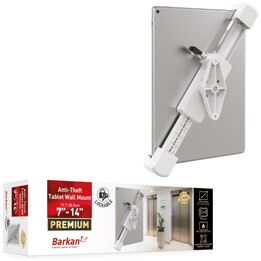 Tablet-Halterung 7-14" schwenkbare Wand mit Schloss