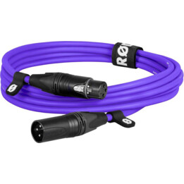 Rode Microphones XLR3M-PU, Purple Cable