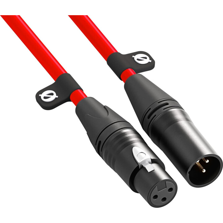 RODE - Cabo XLR 3m Vermelho