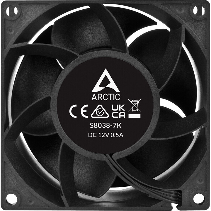 ARCTIC S8038-7K Server Case Fan 7000rpm PWM 80mm VALUE, 4 pieces