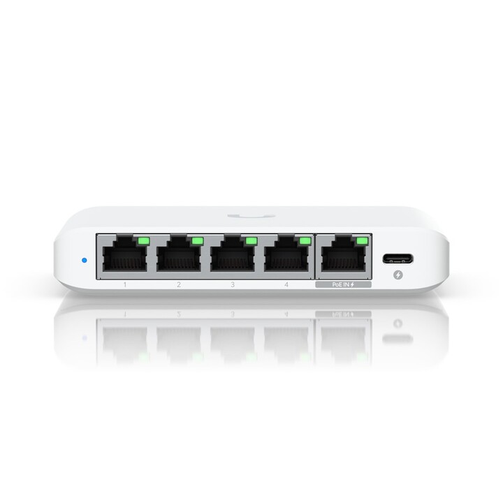 Ubiquiti UniFi Flex Mini 2.5G Managed 2.5G Ethernet (100/1000/2500) Power over Ethernet (PoE) Desktop Weiß