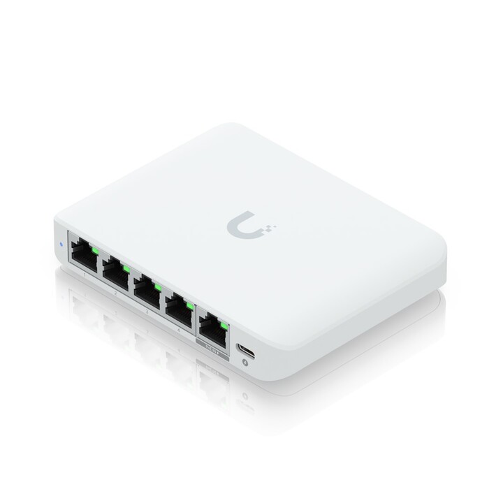 Ubiquiti UniFi Flex Mini 2.5G Géré 2.5G Ethernet (100/1000/2500) Connexion Ethernet, supportant l'alimentation via ce port (PoE)