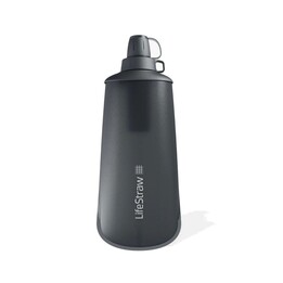 Peak Squeeze Filterflasche 1l-dunkelgrau LIFESTRAW