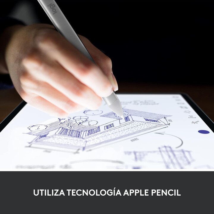 Custodia per tablet + tastiera logitech slim folio oxford grigio ipad (10a generazione)