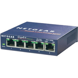 Netgear Switch Pro Safe GS105GE 5 Ports Gigabit Blau