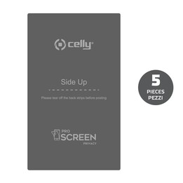 Celly PROFILM5PRIV privacy screen film 5 pieces transparent